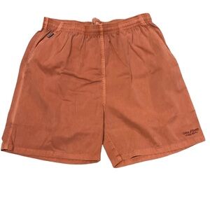 NWT Crazy Shirts Men’s Sz L Chili Dyed shorts Lounge Casual Elastic Waist Cotton